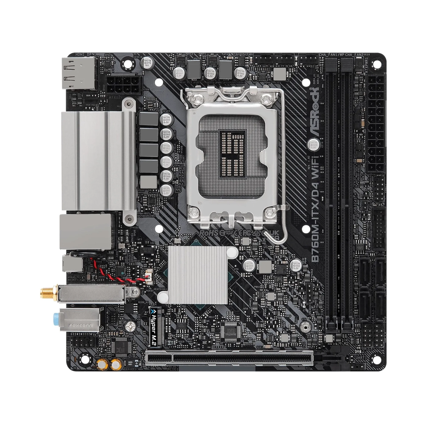 Купити Материнська плата ASRock B760M-ITX/D4 WIFI - фото 3