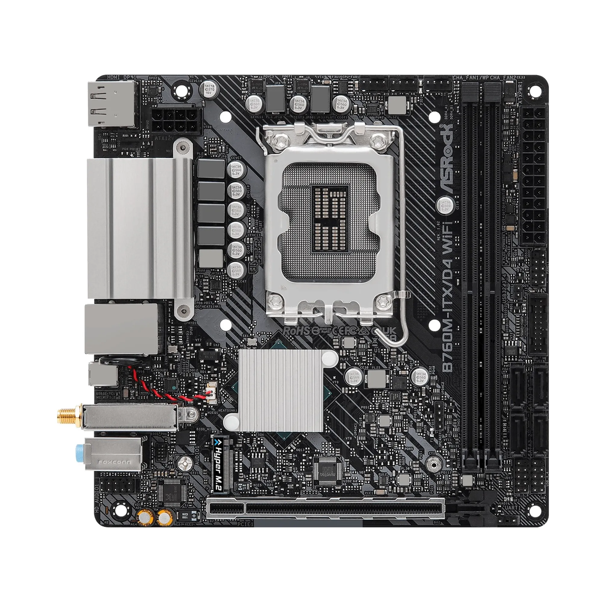 Купити Материнська плата ASRock B760M-ITX/D4 WIFI - фото 3