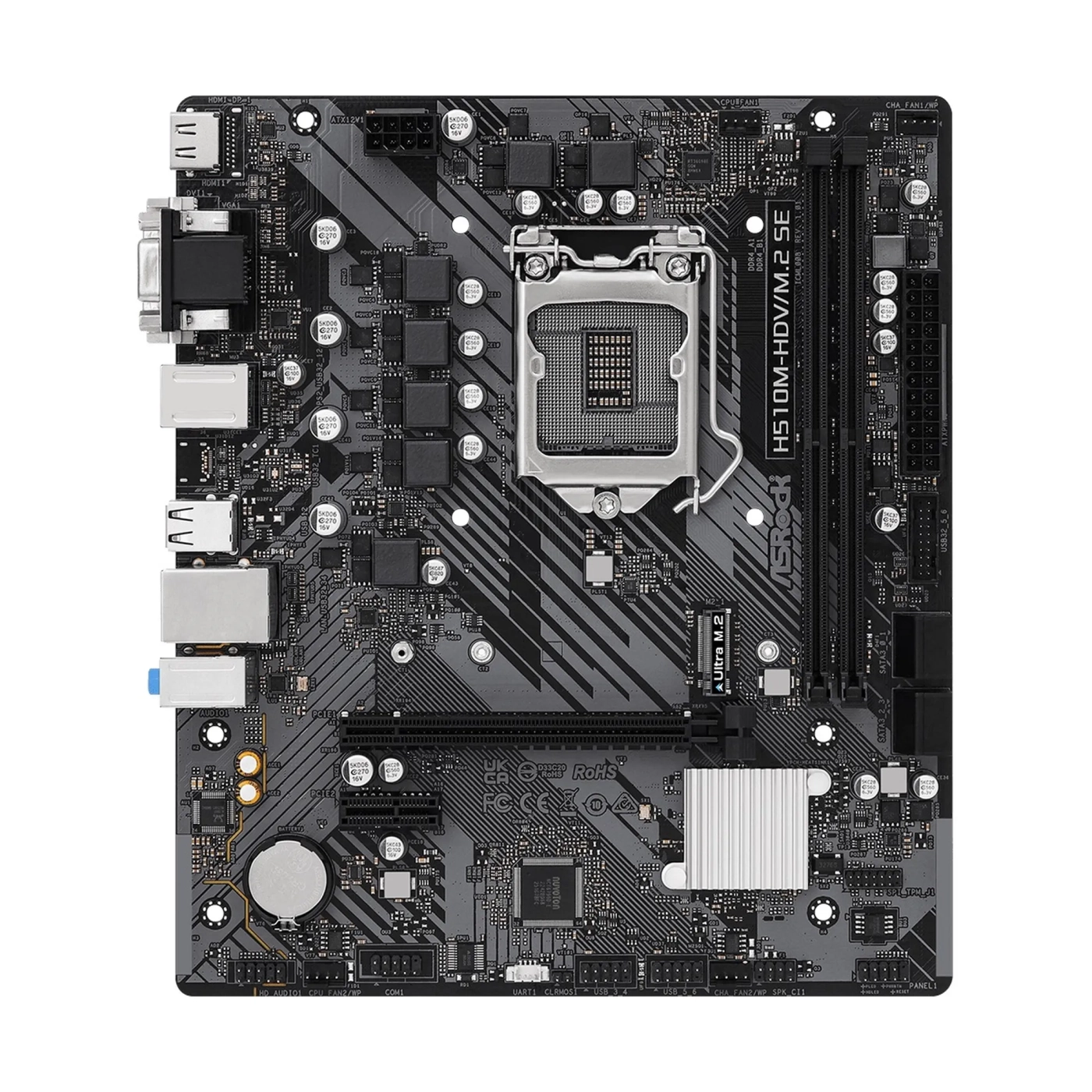 Купити Материнська плата ASRock H510M-HDV/M.2 SE - фото 2