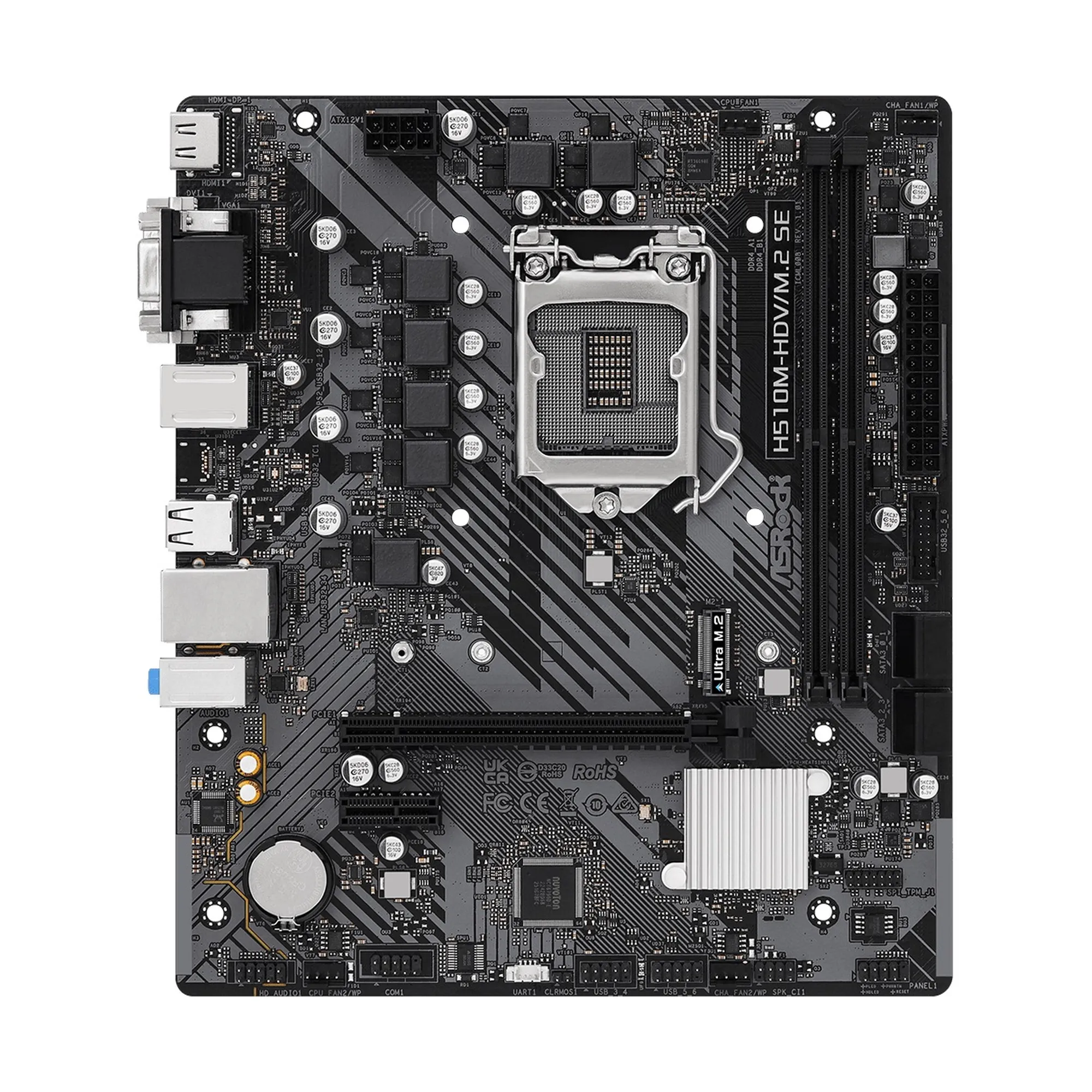 Купити Материнська плата ASRock H510M-HDV/M.2 SE - фото 2