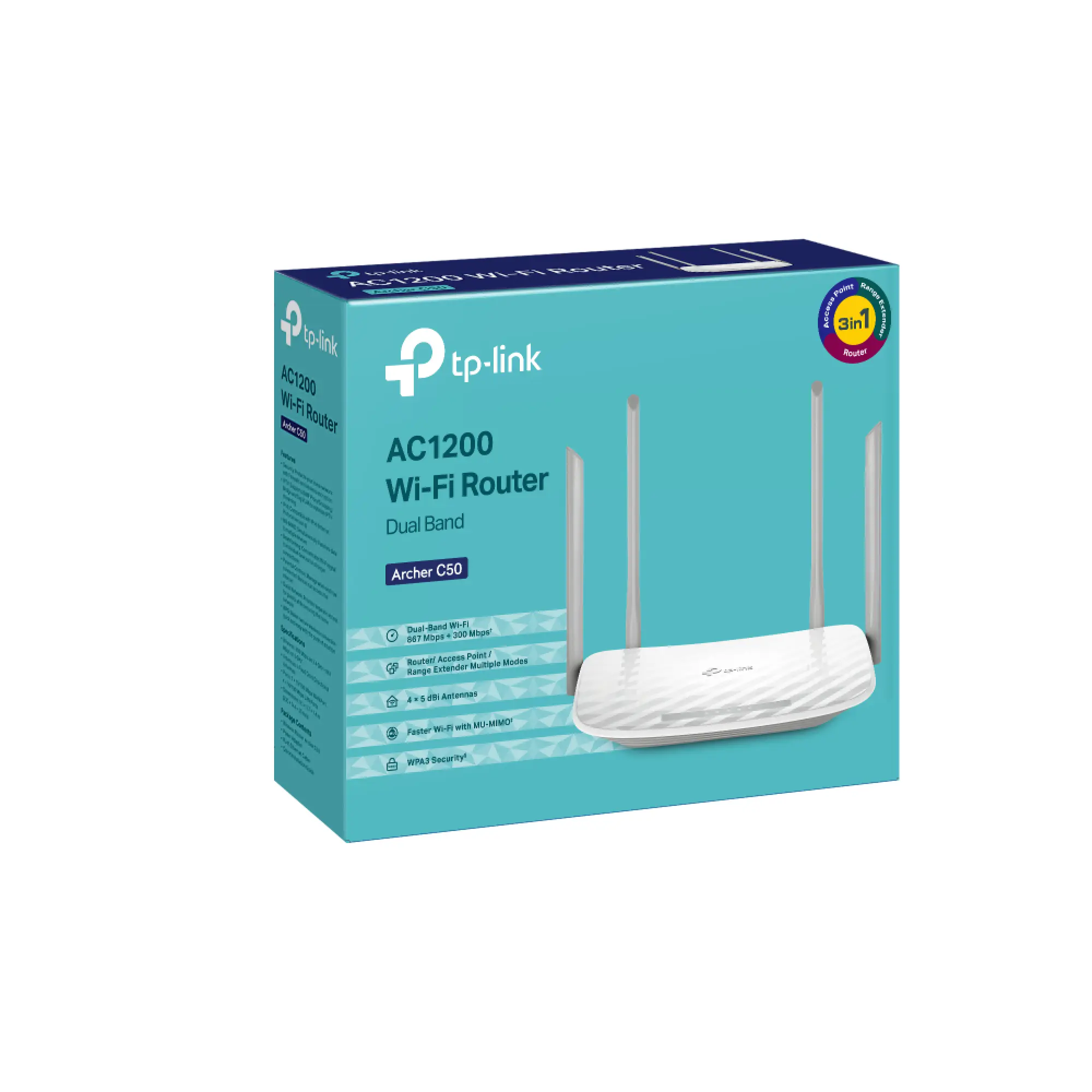 Купить Маршрутизатор TP-Link Archer C50 - фото 4