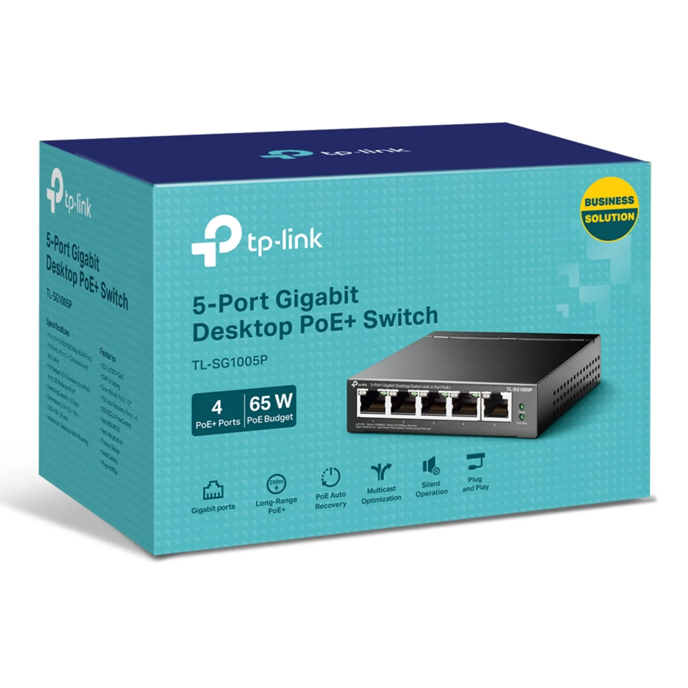 Купити Комутатор TP-LINK TL-SG1005P - фото 3
