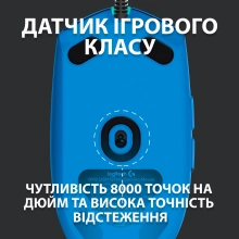 Купити Мишка Logitech G102 Lightsync USB Blue (910-005801) - фото 3