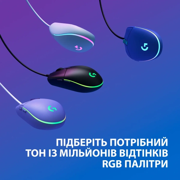 Купити Мишка Logitech G102 Lightsync USB Blue (910-005801) - фото 7