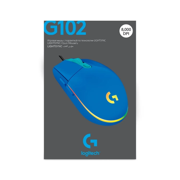 Купити Мишка Logitech G102 Lightsync USB Blue (910-005801) - фото 10