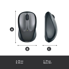 Купить Мышь Logitech M235 Wireless Black (910-002201) - фото 7