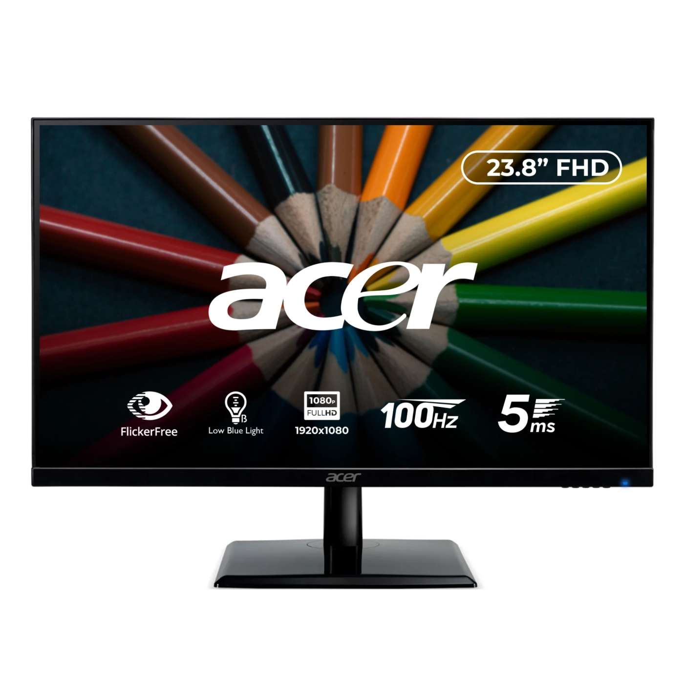 Купить Монитор 24" Acer EK241Yebi D-Sub HDMI IPS 100Hz 5ms Full HD (UM.QE1EE.E03) - фото 1