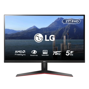 Купити Монітор 27" LG 27MP60G-B D-Sub HDMI DP Audio IPS 75Hz 1ms FreeSync (27MP60G-B) - фото 1