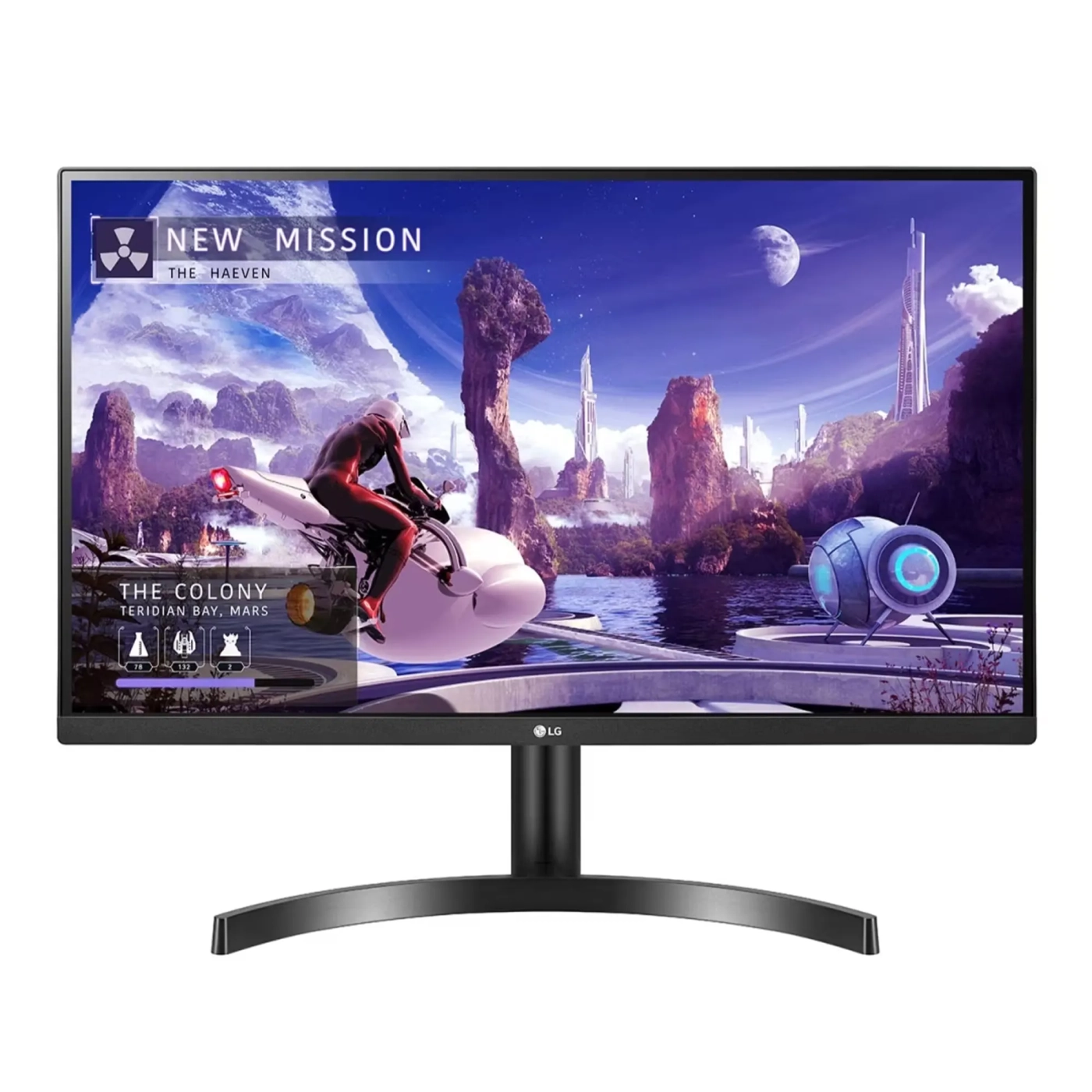 Купить Монитор 27" LG 27QN600-B IPS QHD 350cd/m2 5ms 2xHDMI DisplayPort Black (27QN600-B) - фото 1