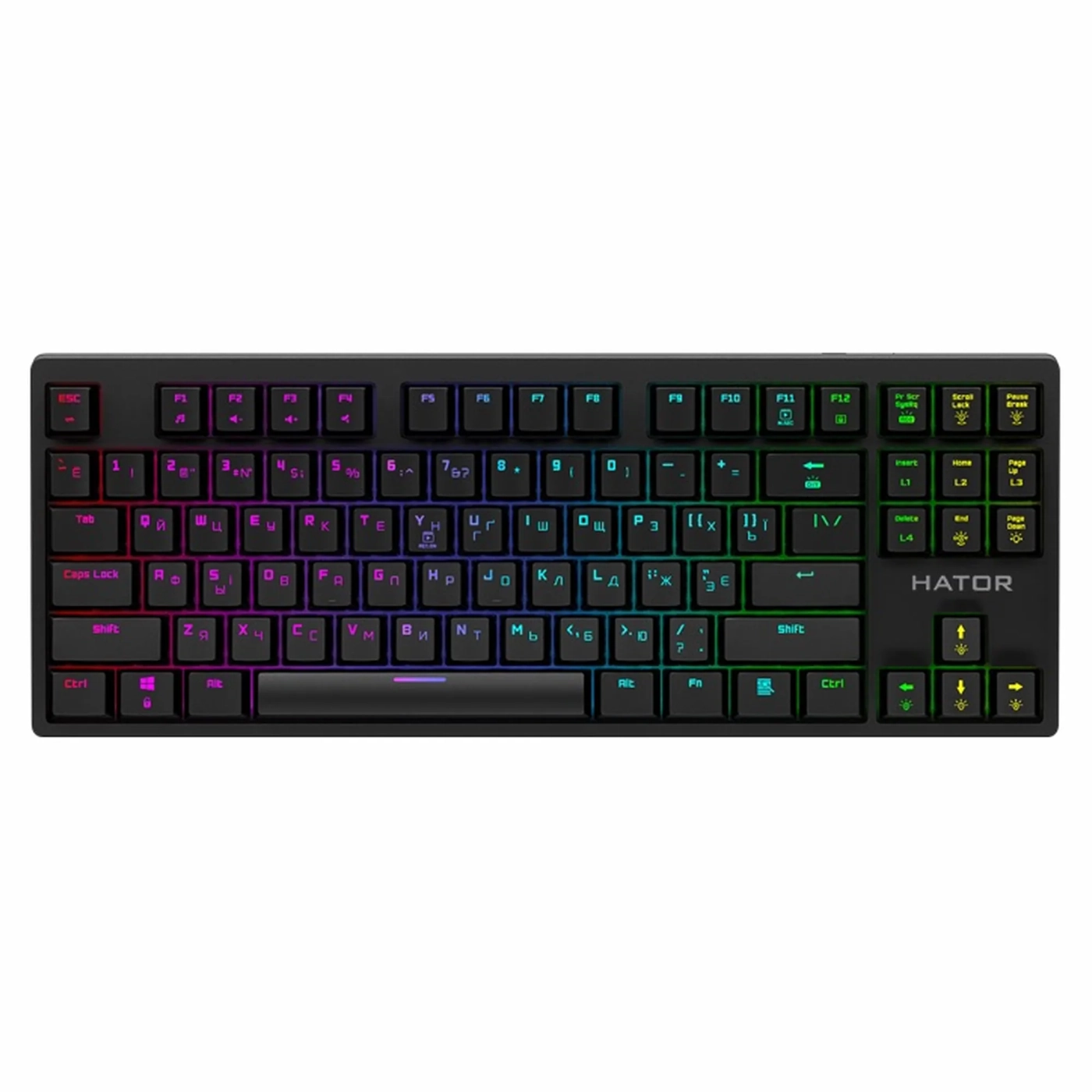 Купити Клавіатура HATOR Rockfall EVO TKL Optical (HTK-630) - фото 1