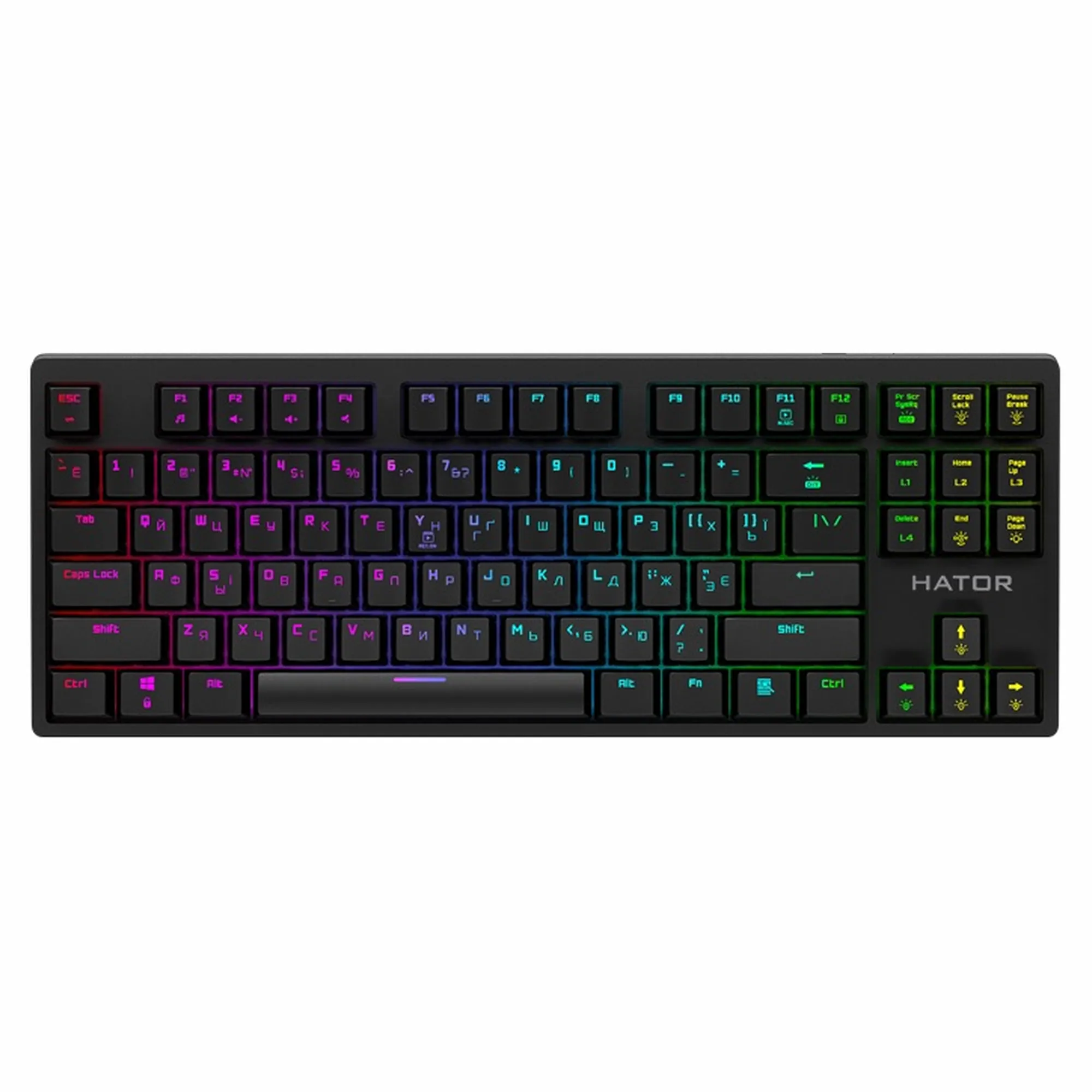 Купити Клавіатура HATOR Rockfall EVO TKL Optical (HTK-630) - фото 1