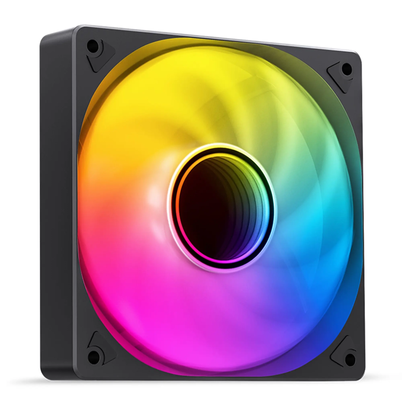 Купить Вентилятор JONSBO SL-120B Black 120mm 600-1500RPM 32dB 4pin+LED 3pin (SL-120B Black) - фото 1