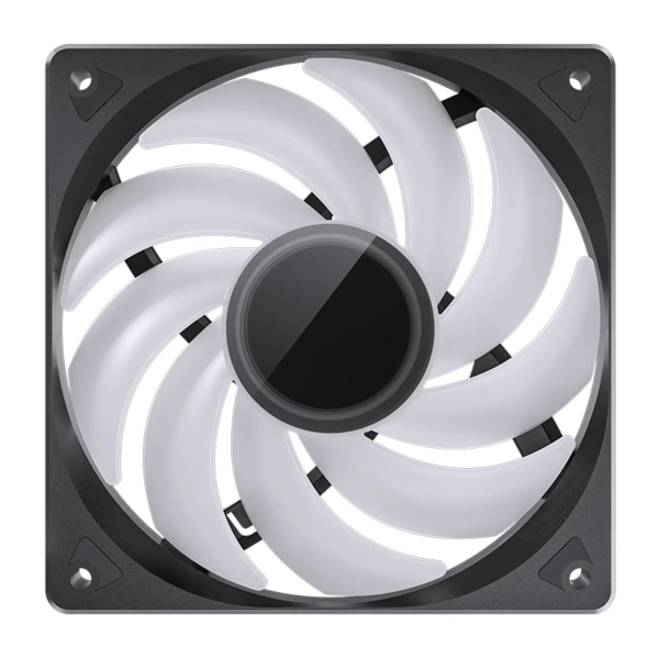 Купить Вентилятор JONSBO SL-120B Black 120mm 600-1500RPM 32dB 4pin+LED 3pin (SL-120B Black) - фото 6