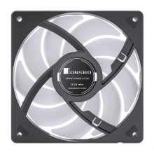 Купить Вентилятор JONSBO SL-120B Black 120mm 600-1500RPM 32dB 4pin+LED 3pin (SL-120B Black) - фото 9