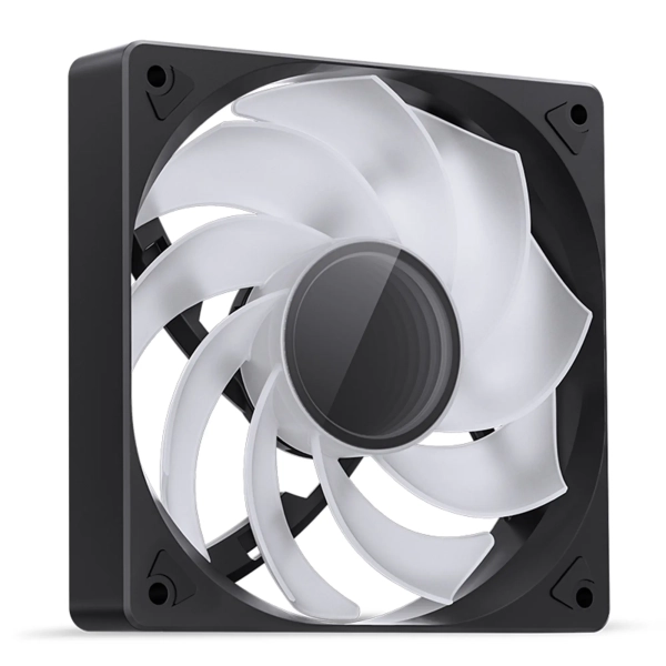 Купить Вентилятор JONSBO SL-120BR Black RGB (120mm 600-1500RPM 32dB 4pin+LED 3pin (SL-120BR Black) - фото 5