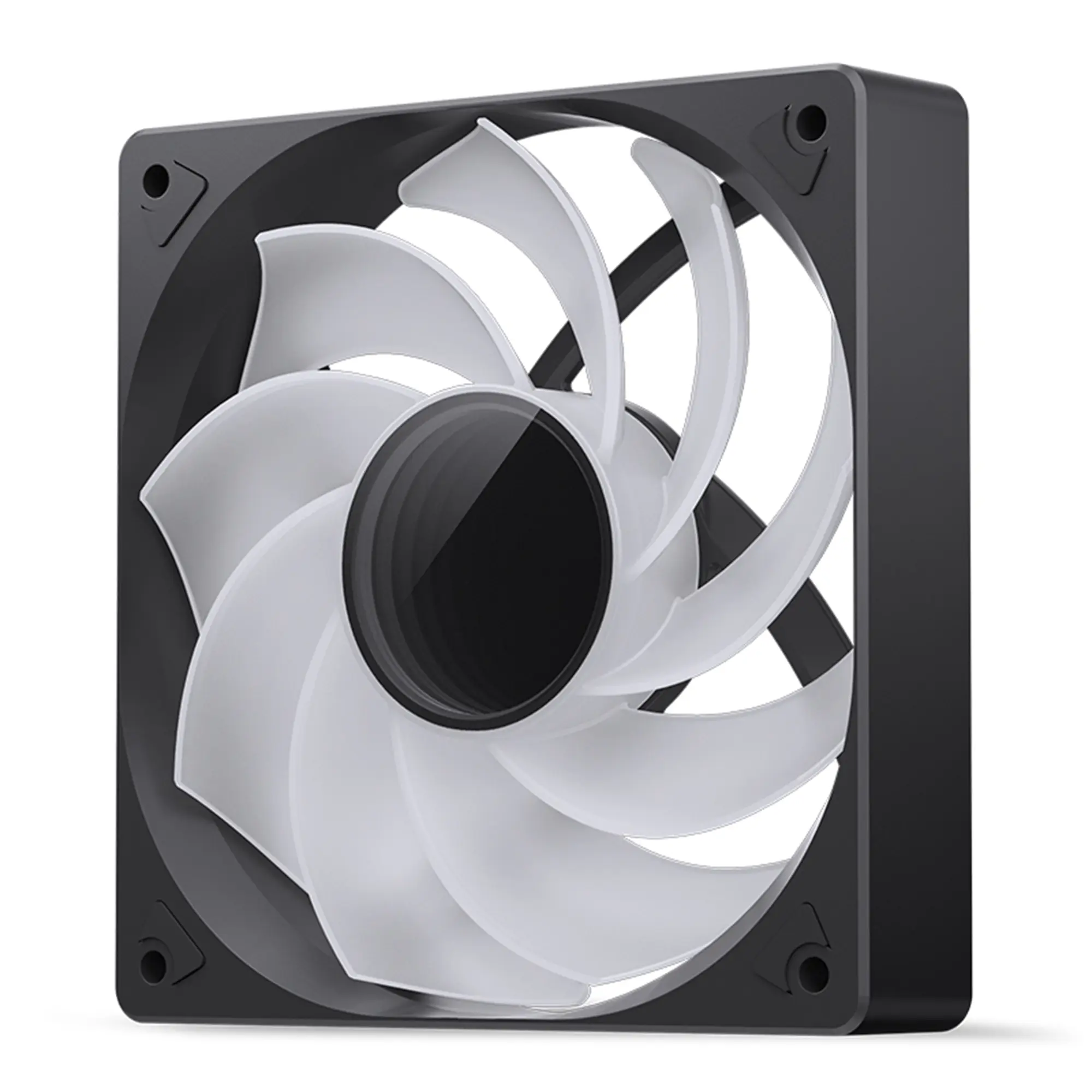 Купить Вентилятор JONSBO SL-120BR Black RGB (120mm 600-1500RPM 32dB 4pin+LED 3pin (SL-120BR Black) - фото 6