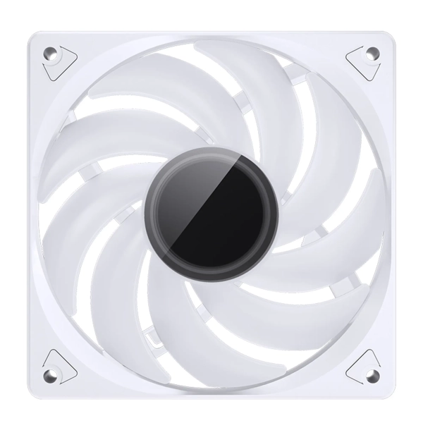 Купить Вентилятор JONSBO SL-120W White 120mm 600-1500RPM 32dB 4pin+LED 3pin (SL-120W White) - фото 6