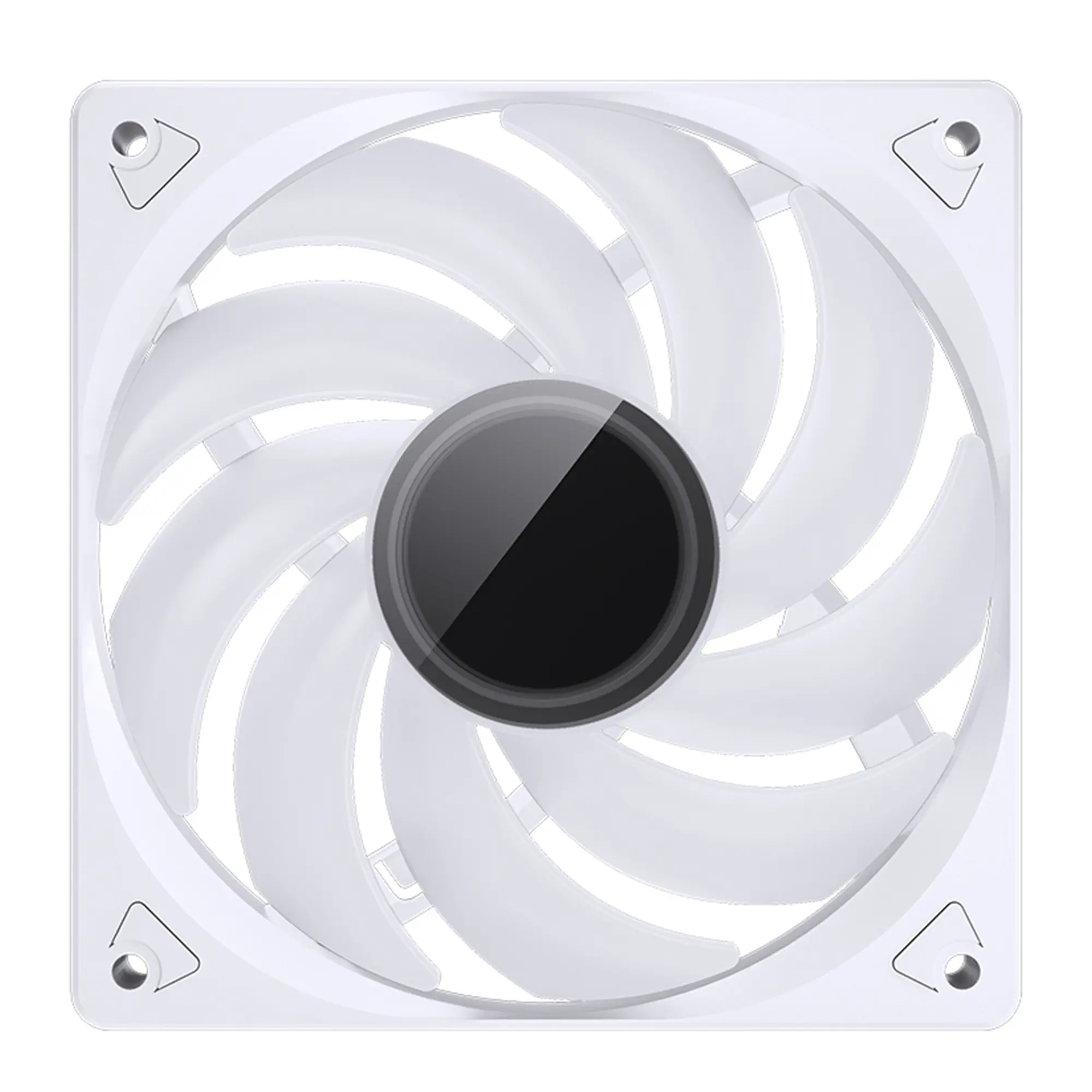 Купить Вентилятор JONSBO SL-120W White 120mm 600-1500RPM 32dB 4pin+LED 3pin (SL-120W White) - фото 6