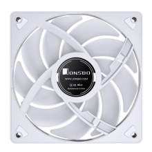 Купить Вентилятор JONSBO SL-120W White 120mm 600-1500RPM 32dB 4pin+LED 3pin (SL-120W White) - фото 9