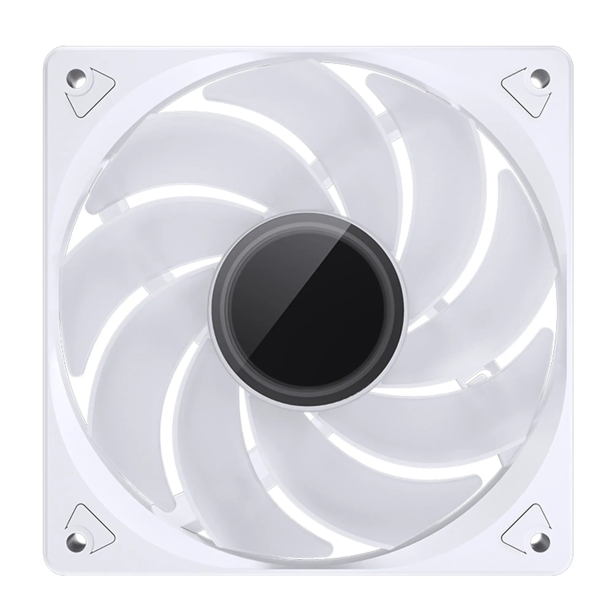 Купить Вентилятор JONSBO SL-120WR White RGB 120mm 600-1500RPM 32dB 4pin+LED 3pin (SL-120WR White) - фото 6