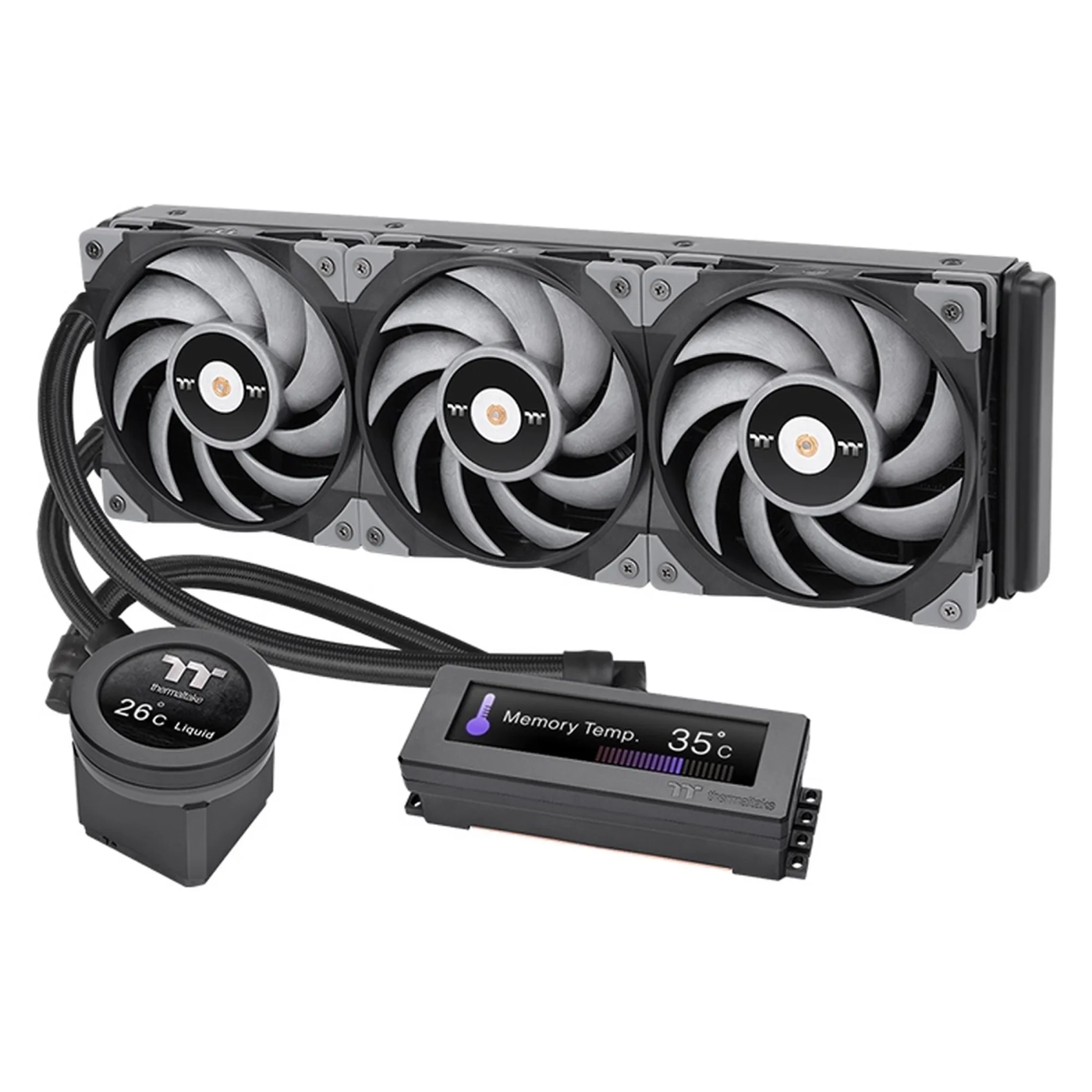 Купити Система рідинного охолодження Thermaltake Floe RC Ultra 360 CPU&Memory AIO Liquid Cooler (CL-W325-PL12GM-A) - фото 1