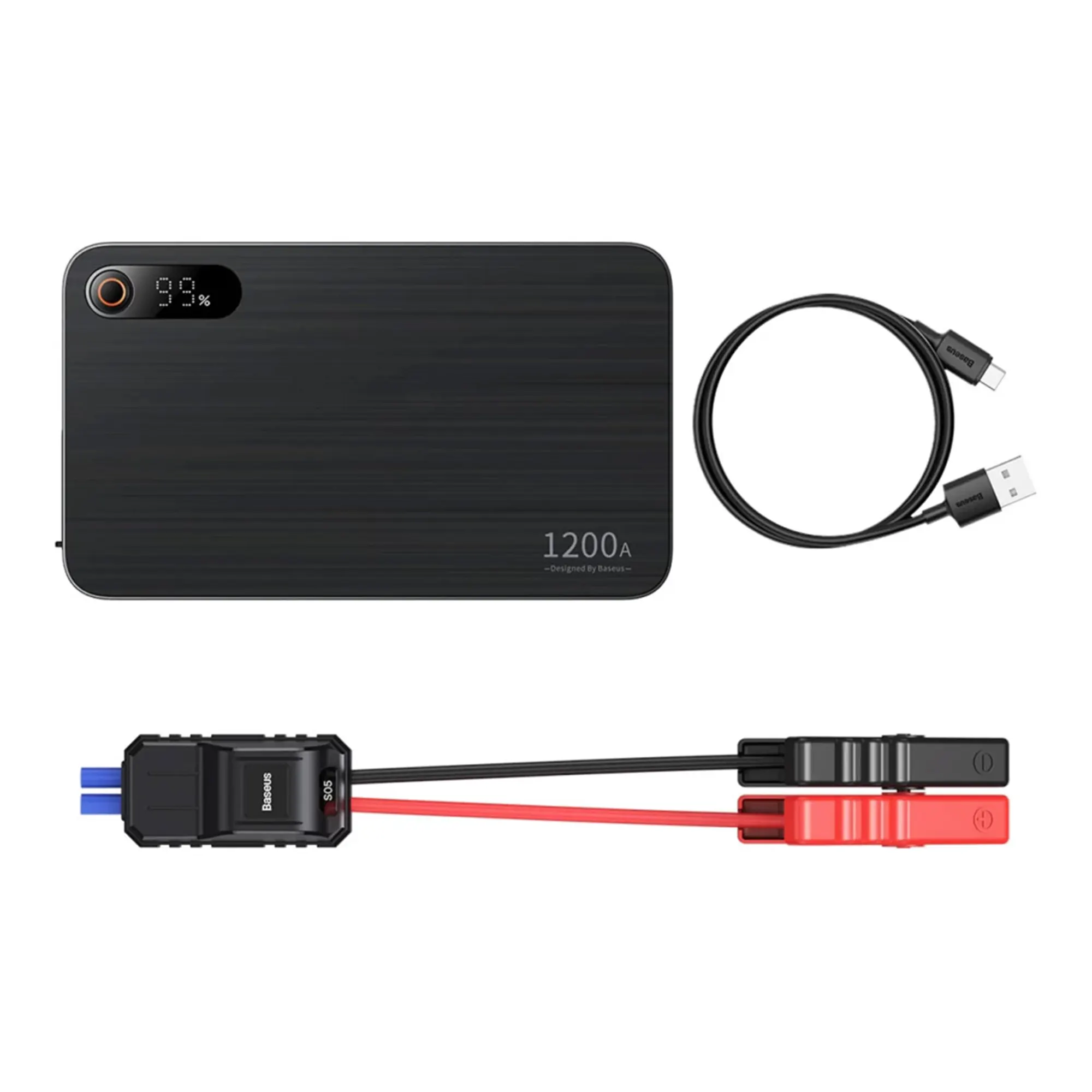 Купить Автомобильное пуско-зарядное устройство Baseus Super Energy Pro-Plus 1200A Car Jump Starter Black - фото 1