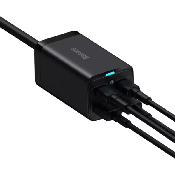 Купити Зарядний пристрій Baseus GaN3 Pro Desktop Fast Charger 2U/2C 100W EU Black - фото 2