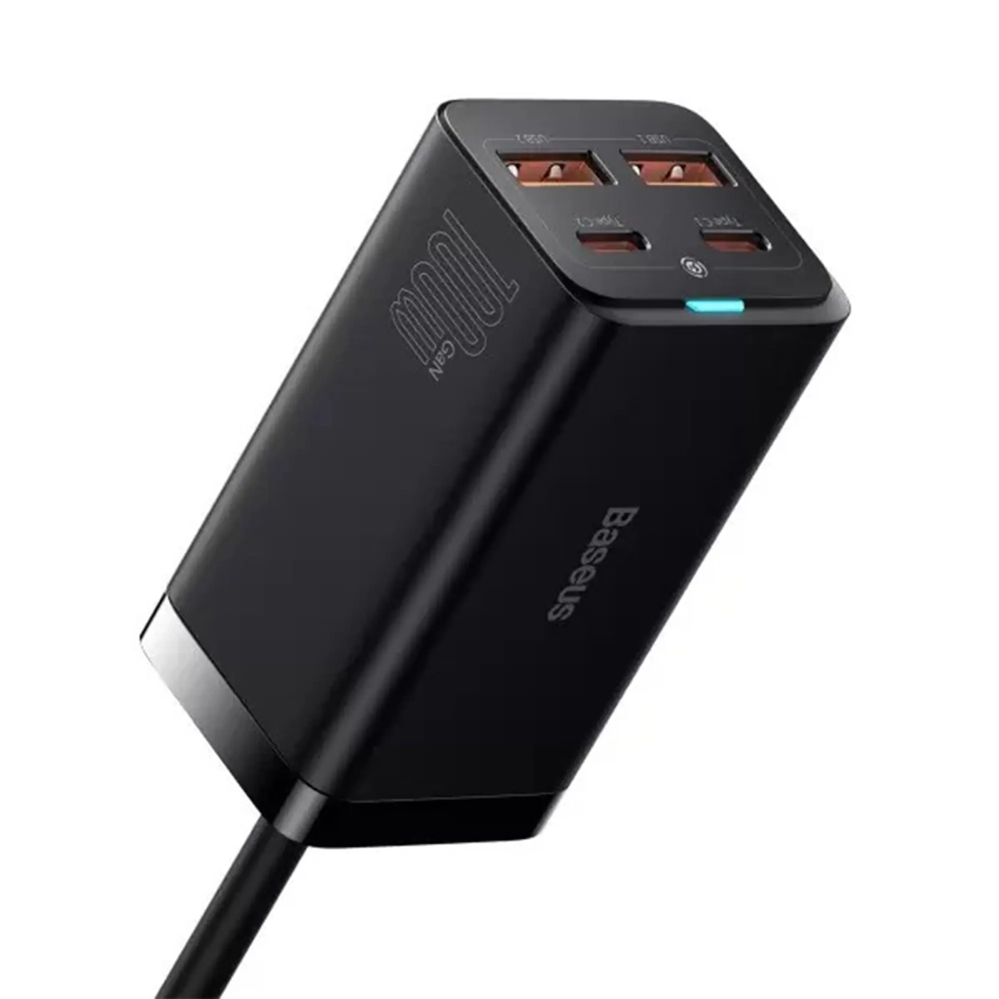 Купити Зарядний пристрій Baseus GaN3 Pro Desktop Fast Charger 2U/2C 100W EU Black - фото 3