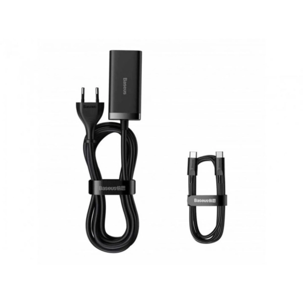 Купити Зарядний пристрій Baseus GaN3 Pro Desktop Fast Charger 2U/2C 100W EU Black - фото 7