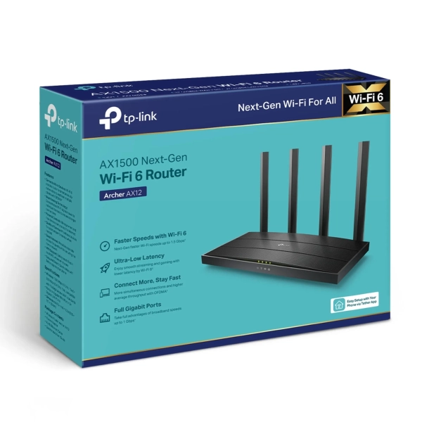 Купити Маршрутизатор TP-LINK ARCHER AX12 - фото 4