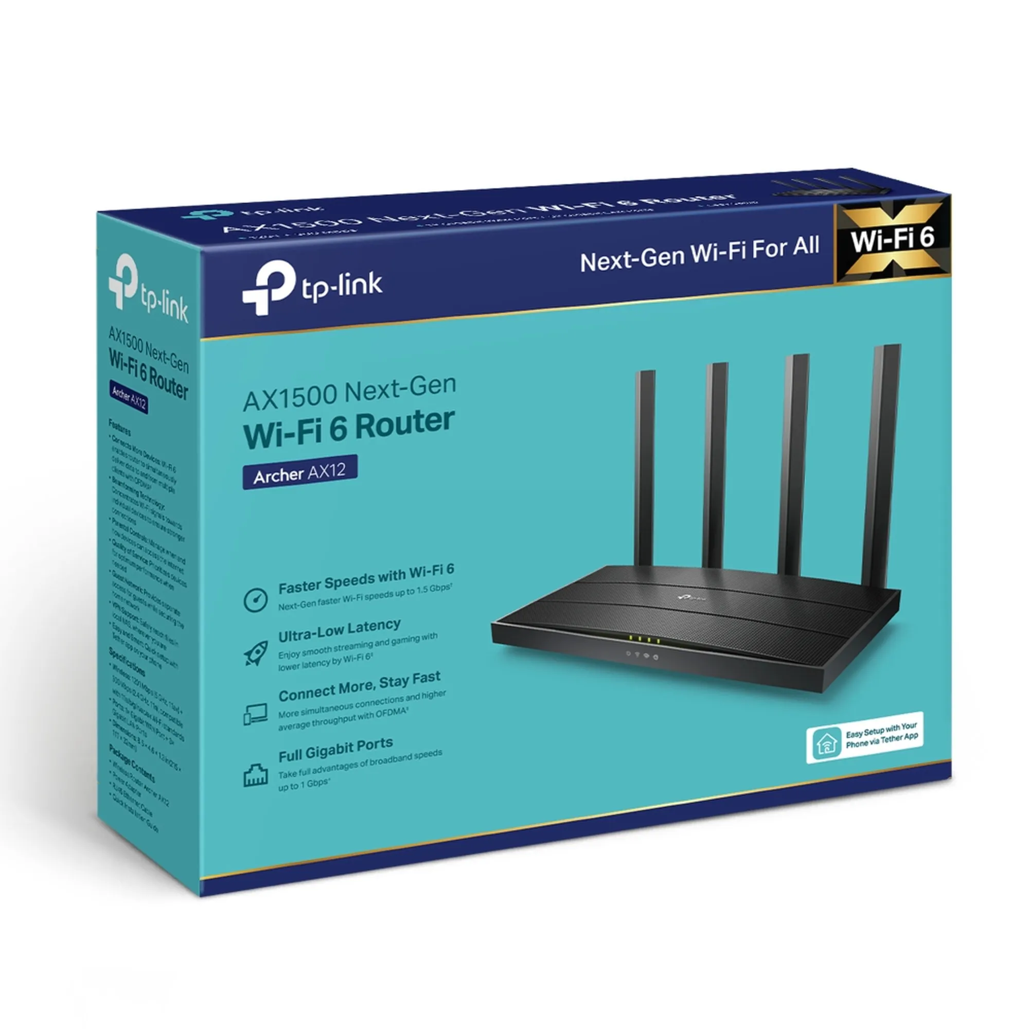 Купити Маршрутизатор TP-LINK ARCHER AX12 - фото 4