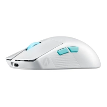 Купити Мишка ASUS ROG Harpe Ace Aim Lab Edition Bluetooth/Wireless White (90MP02W0-BMUA10) - фото 4