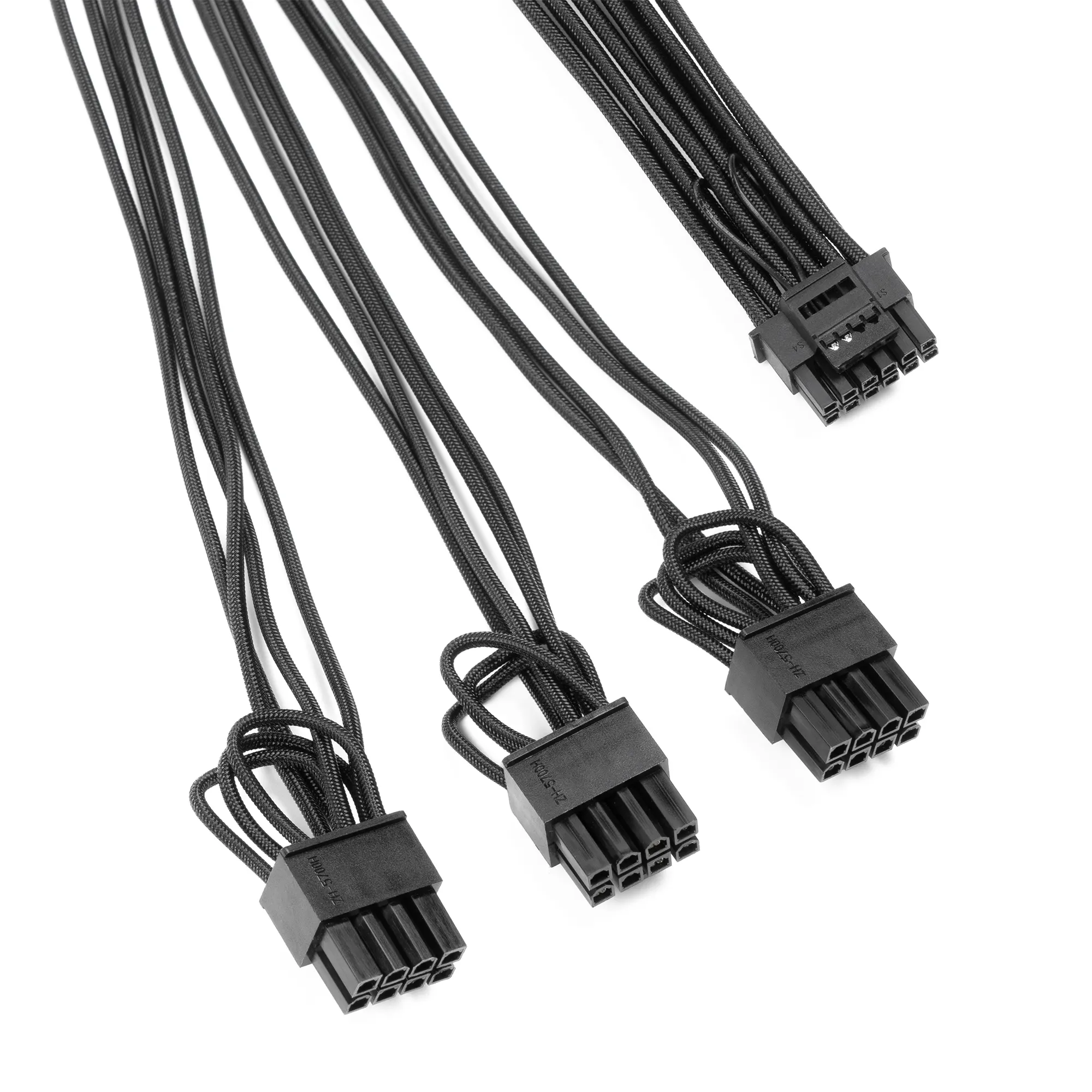 Купити Кабель для блока живлення QUBE модульний 12+4pin/3*8pin VGA Black - фото 3