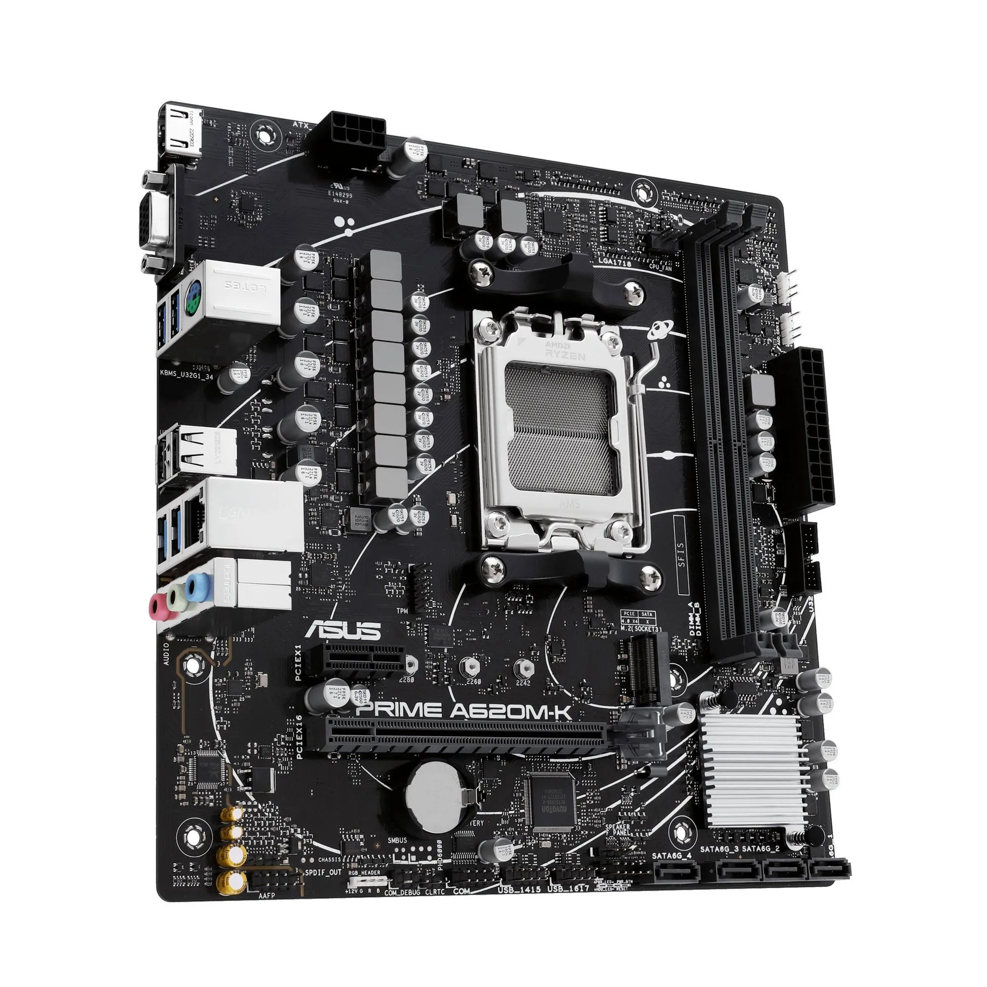 Купити Материнськa плата ASUS PRIME A620M-K - фото 2