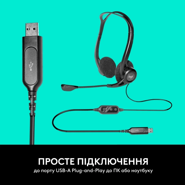 Купить Наушники Logitech PC-960 USB (981-000100) - фото 5