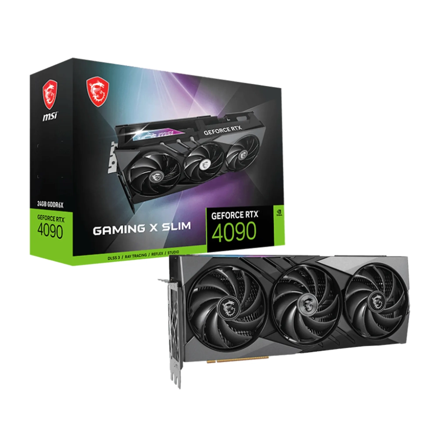 Купить Видеокарта MSI Nvidia GeForce RTX 4090 GAMING X SLIM 24GB - фото 7
