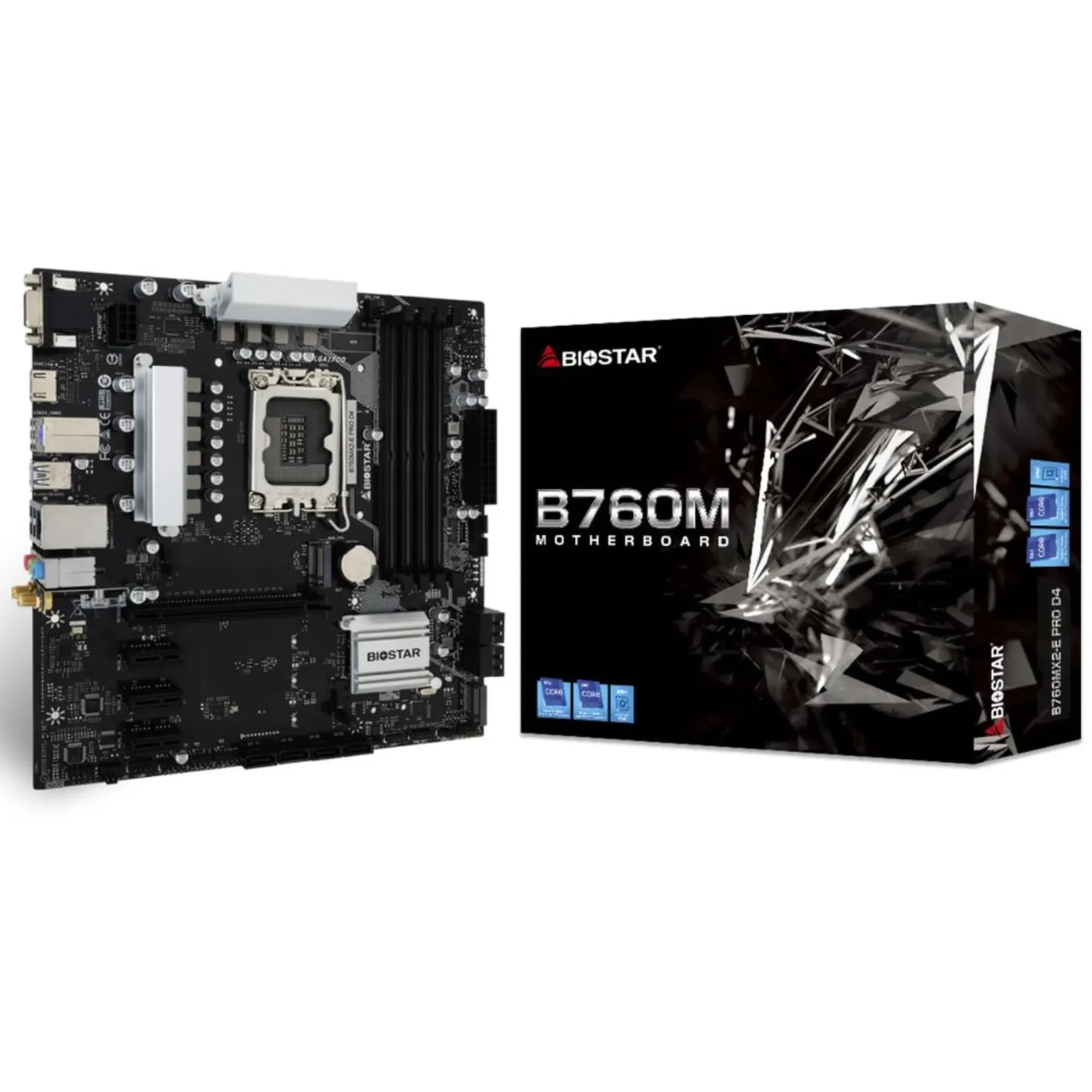 Купить Материнскaя плата BIOSTAR B760MX2-E PRO D4 (s1700, Intel B760) - фото 4