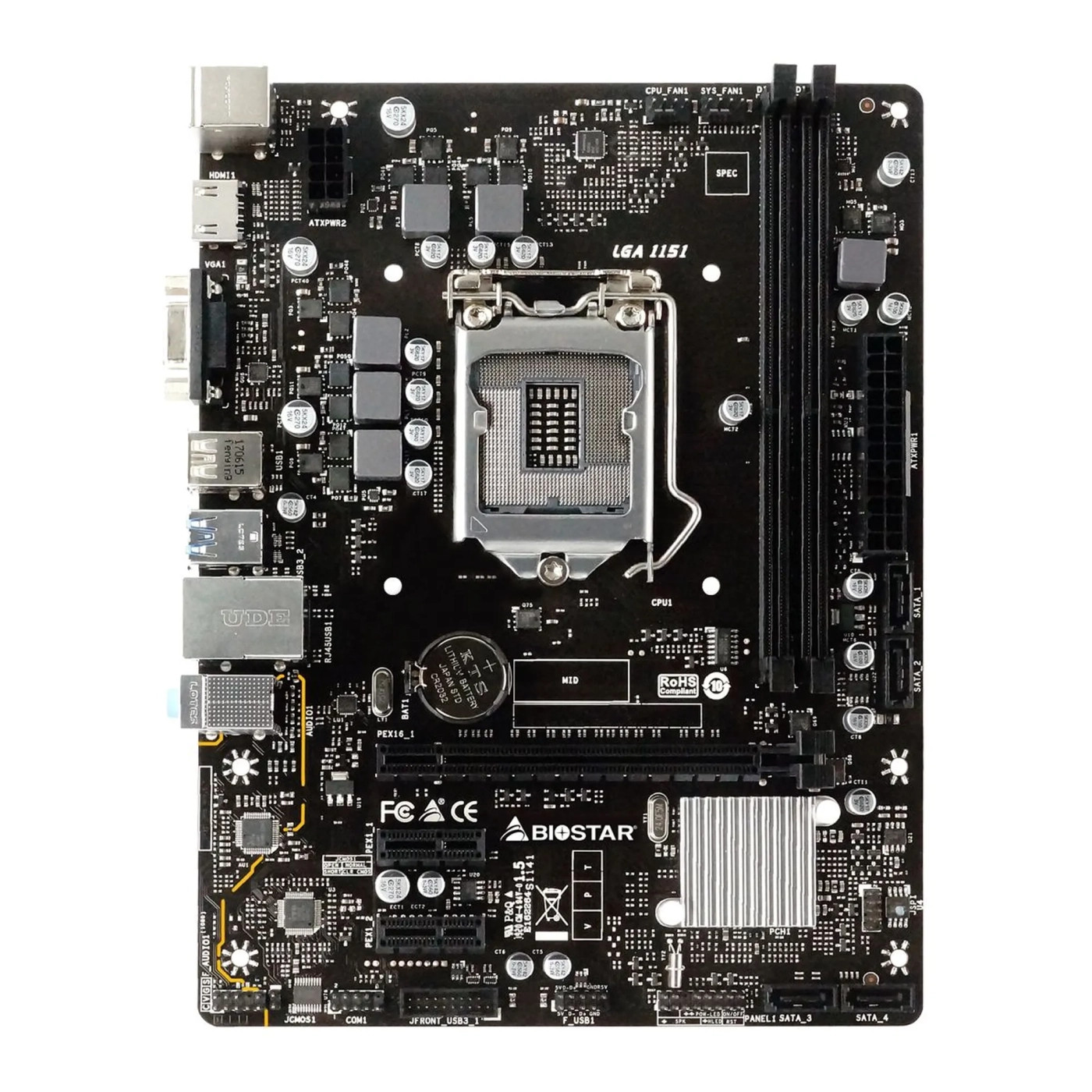 Купить Материнскaя плата BIOSTAR H310MHP 3.0 (s1151-V2/H310/DDR4/mATX) - фото 1