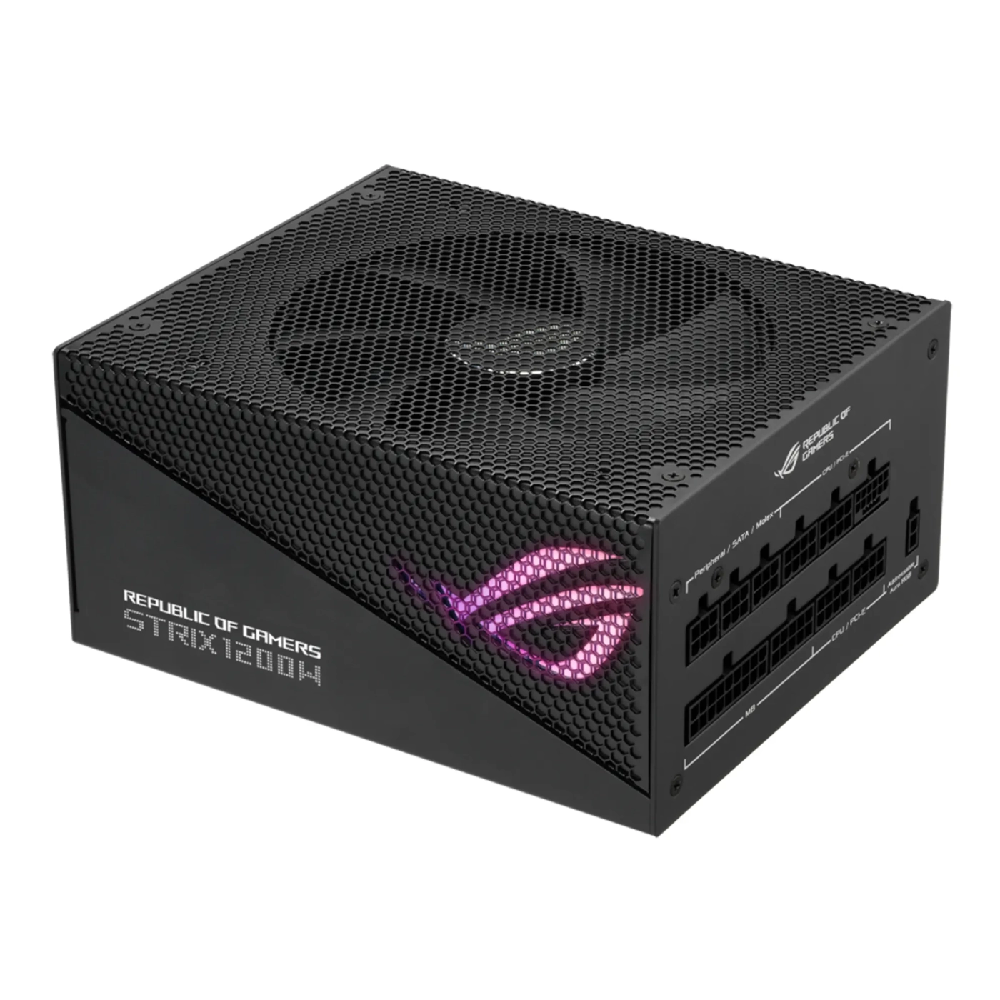 Купить Блок питания ASUS ROG STRIX 1200W 80-Plus Gold (ROG-STRIX-1200G-AURA) - фото 1