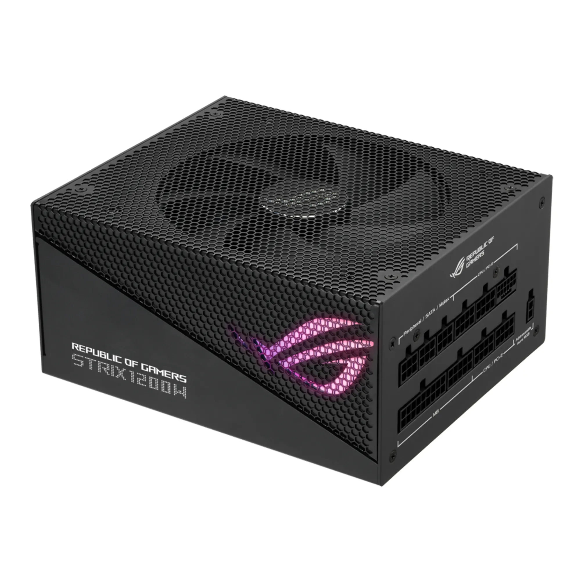 Купить Блок питания ASUS ROG STRIX 1200W 80-Plus Gold (ROG-STRIX-1200G-AURA) - фото 1