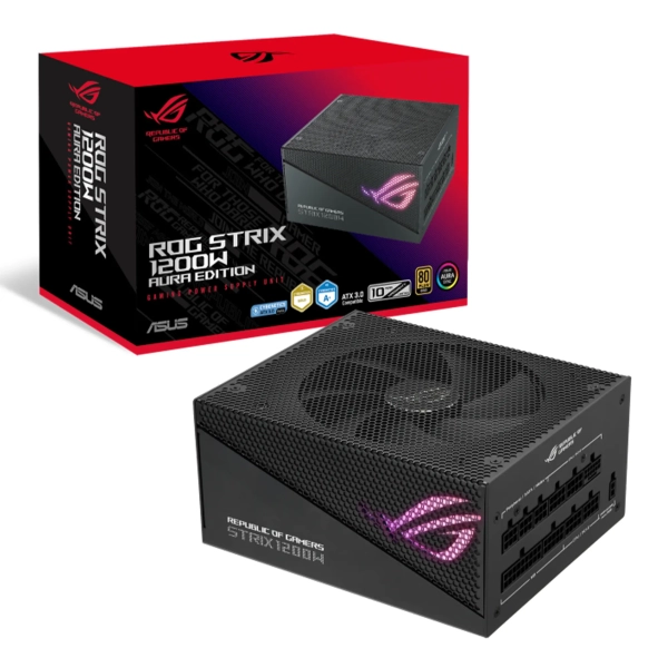 Купить Блок питания ASUS ROG STRIX 1200W 80-Plus Gold (ROG-STRIX-1200G-AURA) - фото 10