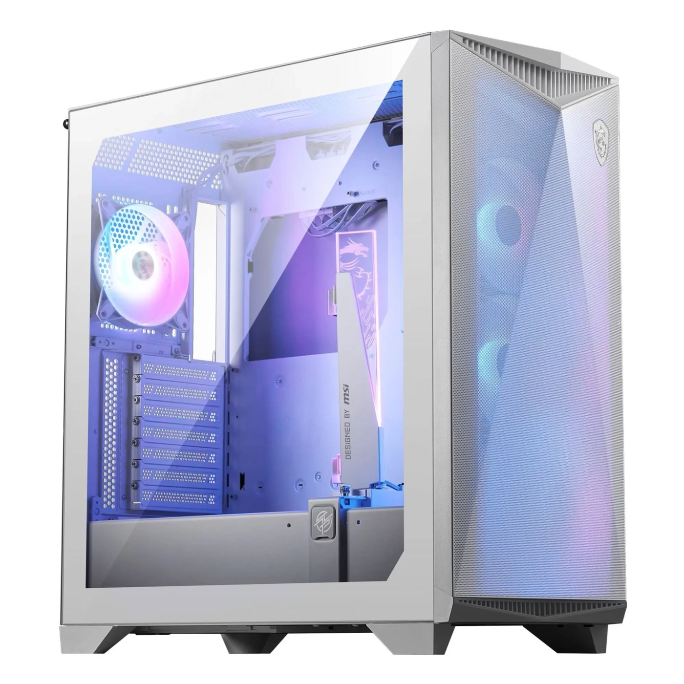 Купить Корпус MSI MPG Gungnir 300R AirFlow White без БП (MPG GUNGNIR 300R AIRFLOW WHITE) - фото 1