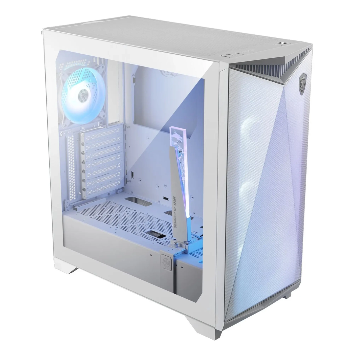 Купить Корпус MSI MPG Gungnir 300R AirFlow White без БП (MPG GUNGNIR 300R AIRFLOW WHITE) - фото 2
