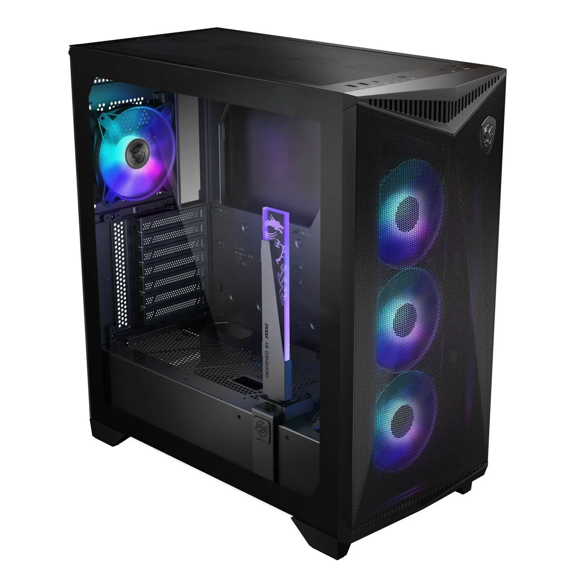 Купить Корпус MSI MPG Gungnir 300R AirFlow Black без БП (MPG GUNGNIR 300R AIRFLOW) - фото 2