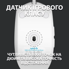 Купити Мишка Logitech G102 Lightsync White (910-005824) - фото 3