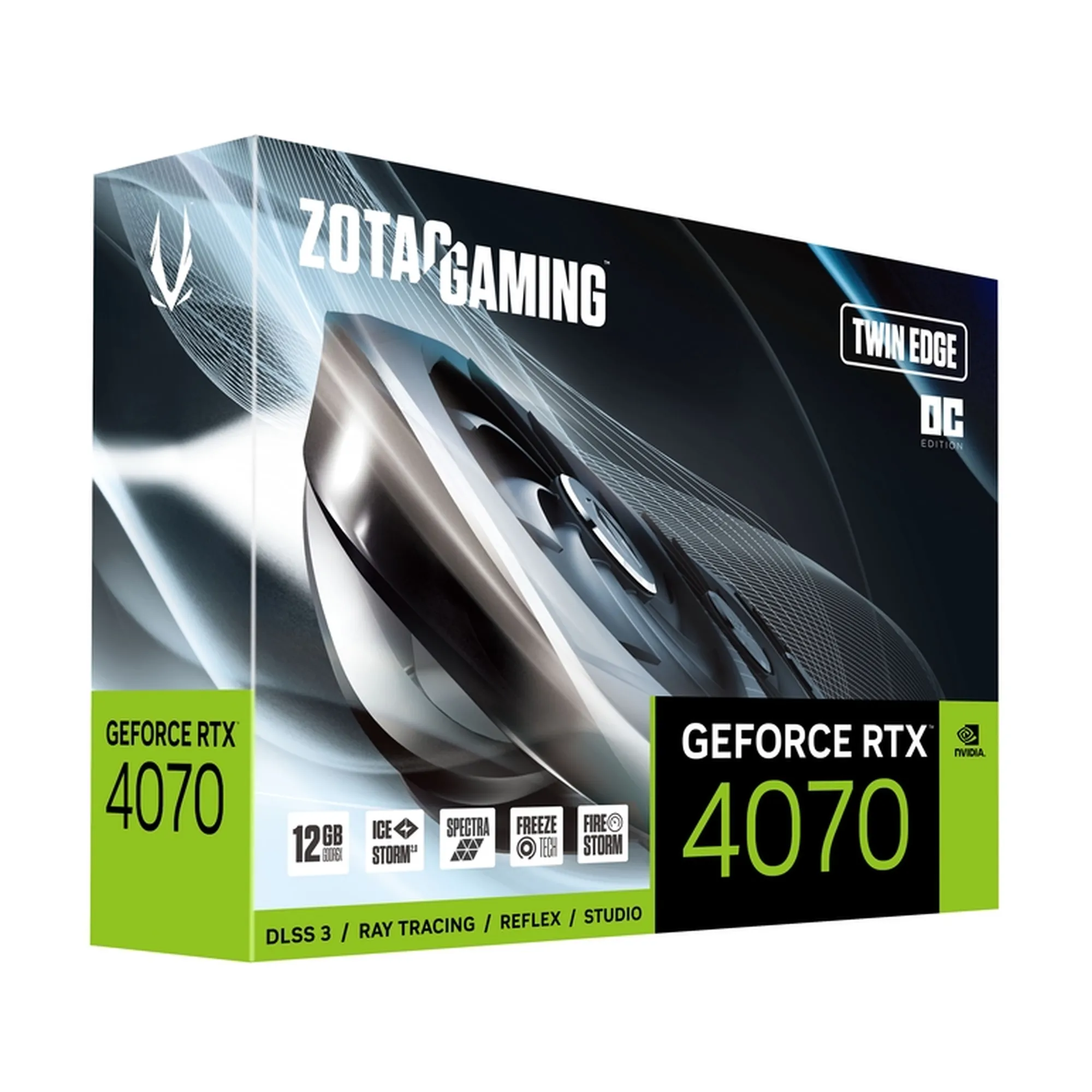 Відеокарта ZOTAC Nvidia GeForce RTX 4070 12GB GDDR6X Twin Edge OC