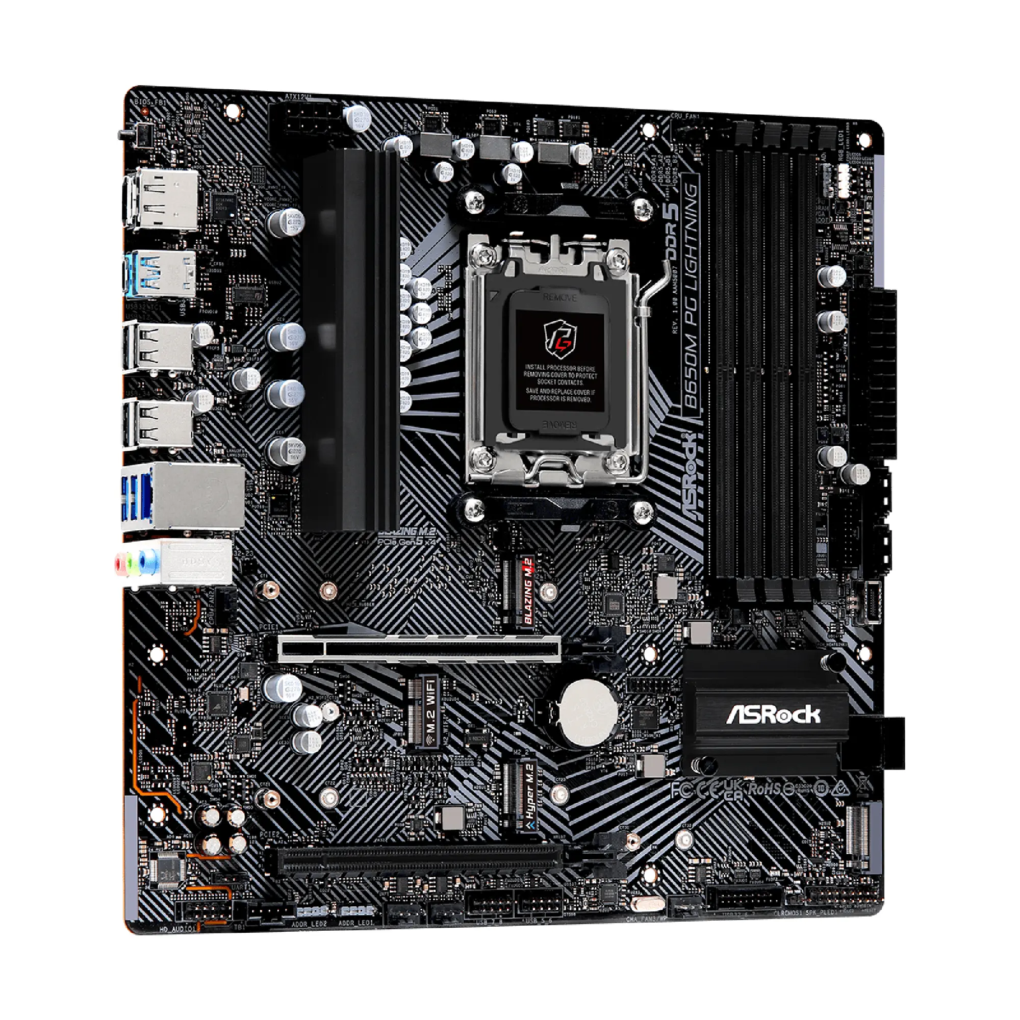 Купити Материнська плата ASRock B650M PG LIGHTNING - фото 1