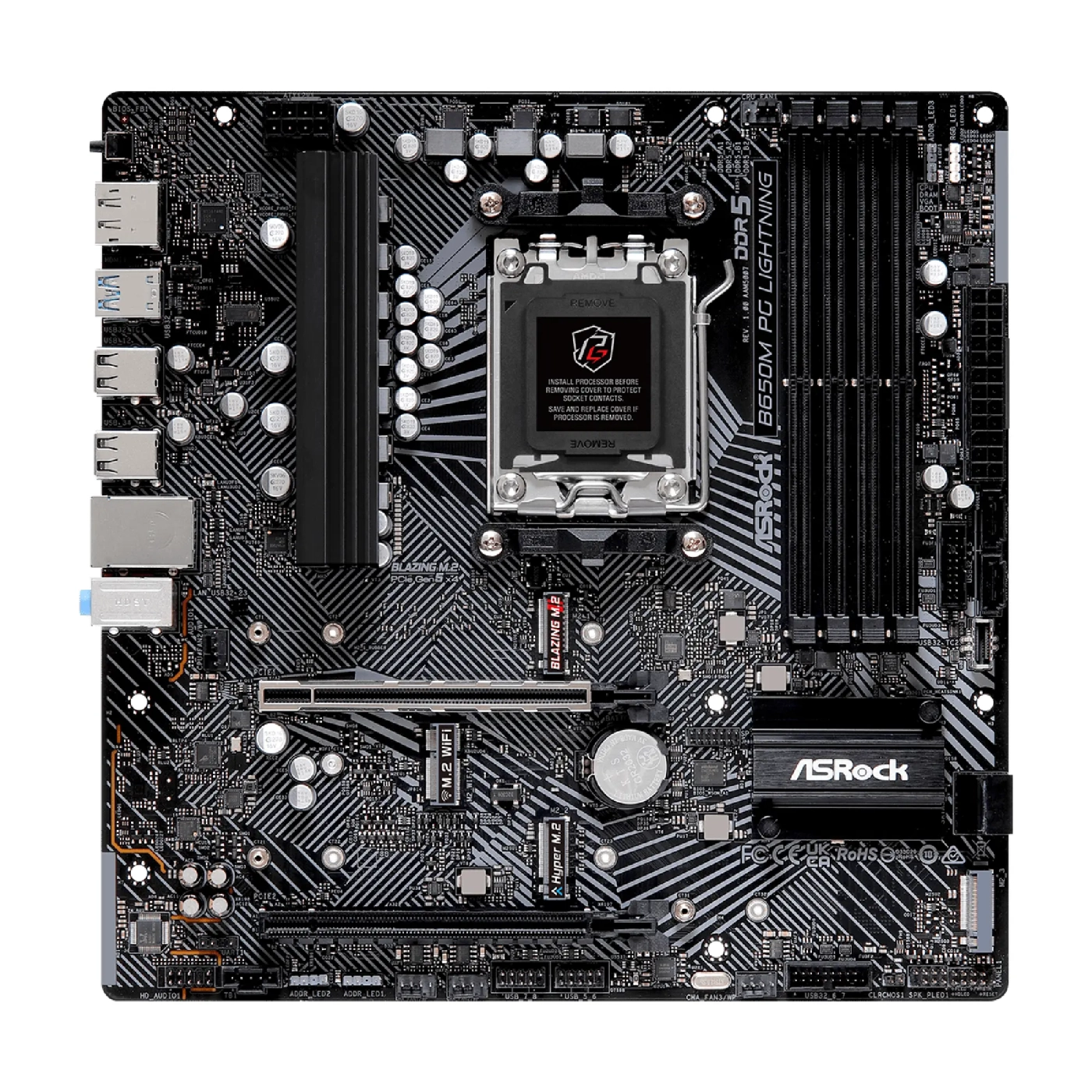 Купити Материнська плата ASRock B650M PG LIGHTNING - фото 2