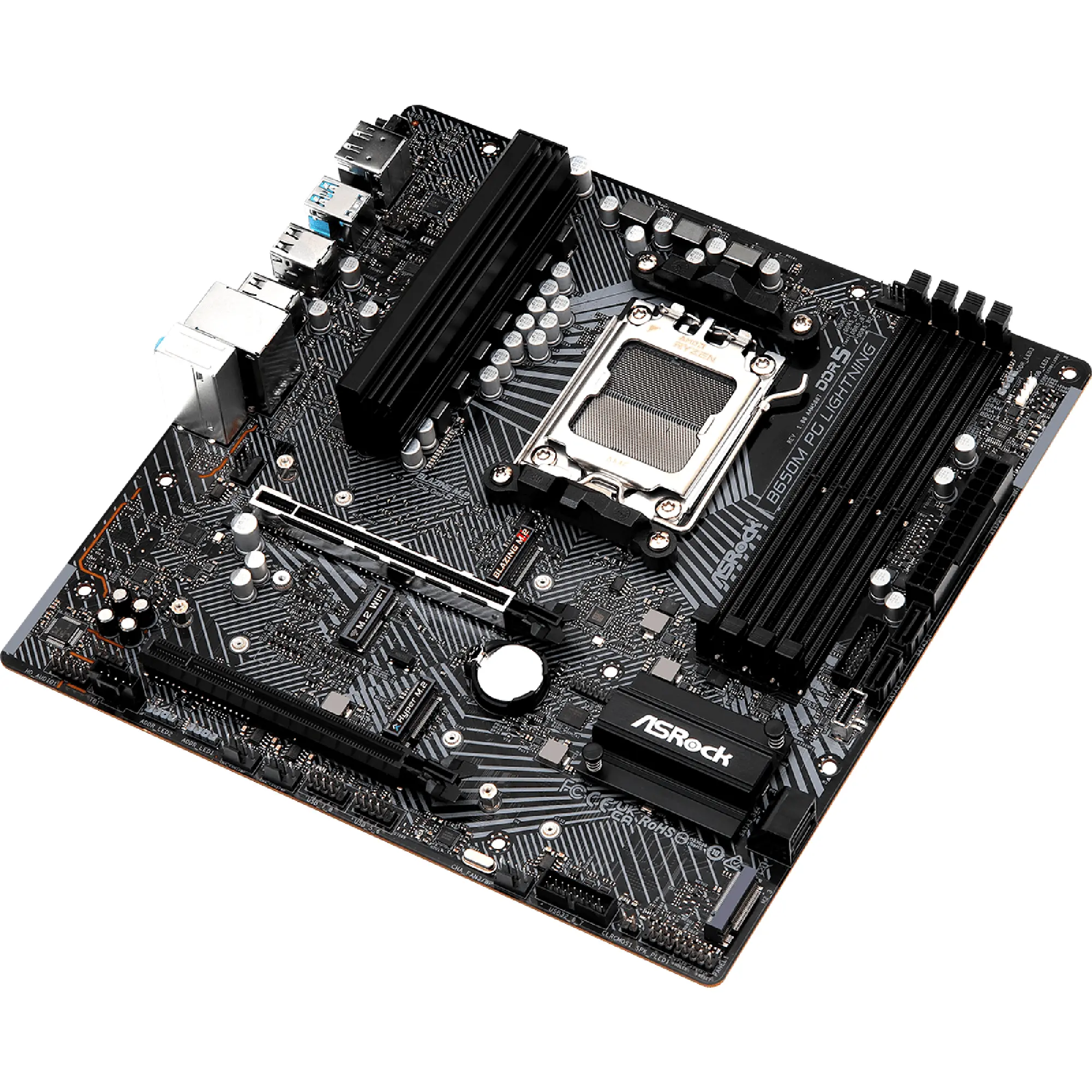 Купити Материнська плата ASRock B650M PG LIGHTNING - фото 4