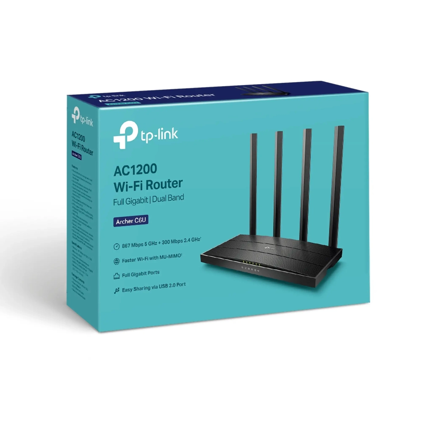 Купити Маршрутизатор TP-Link Archer C6U - фото 6